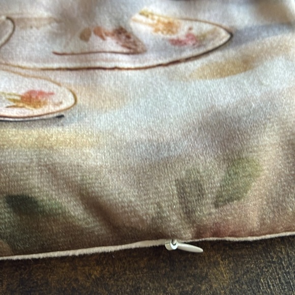 NWT Beatrix Potter Peter Rabbit inspired tea time throw pillow cover nursery OS - Picture 12 of 13